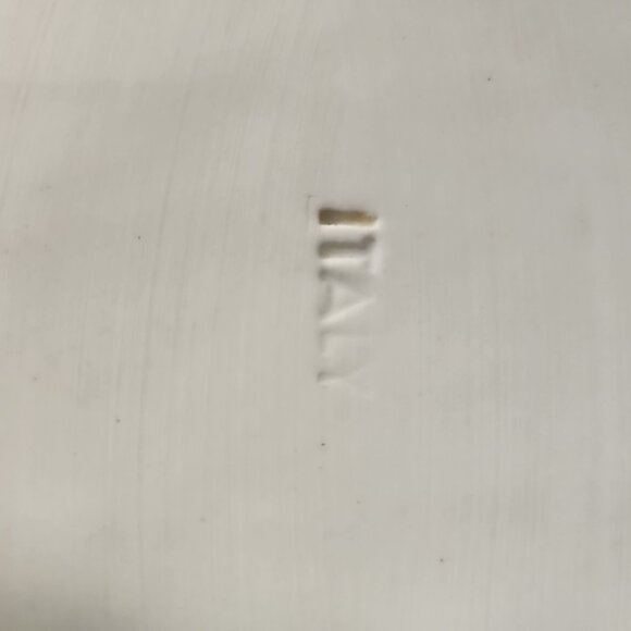 Turkey Serving Platter Plate Thanksgiving 14x18" ITALY Leaf MCM Holiday Embossed - Picture 4 of 9